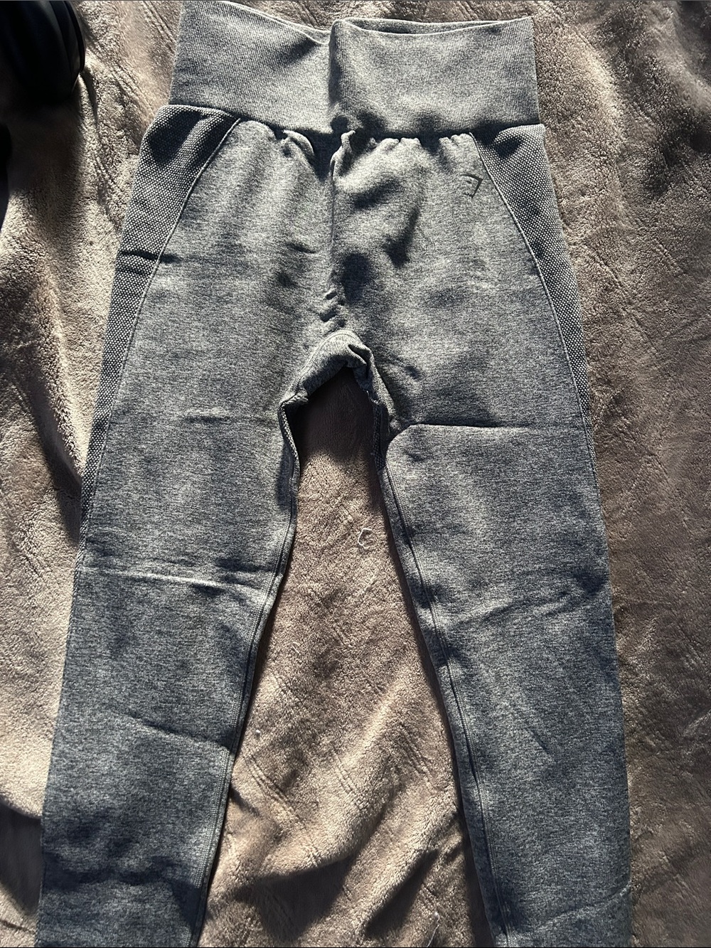 Gymshark Kids Heather Gray High-Waist Leggings